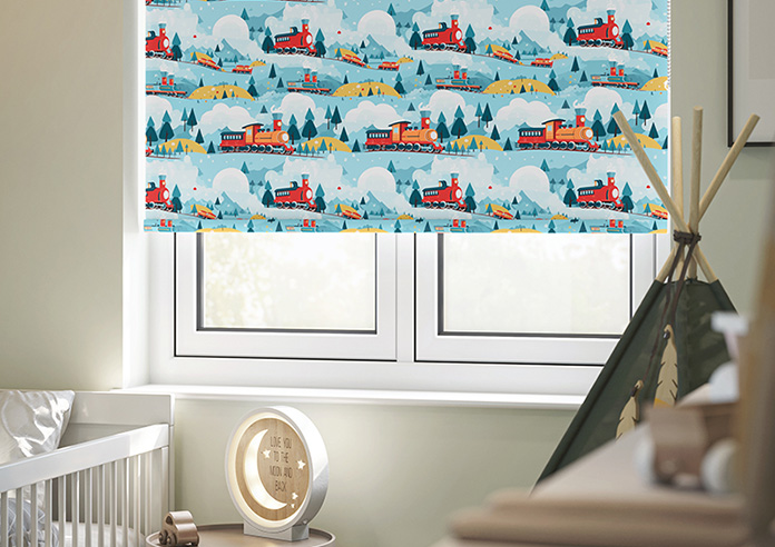 All Aboard, Multi - Twist&Fit Roller Blind - Image 5